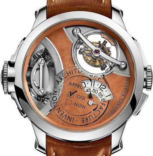 Review Replica Greubel Forsey Art Piece 2 White Gold Brown Dial watch